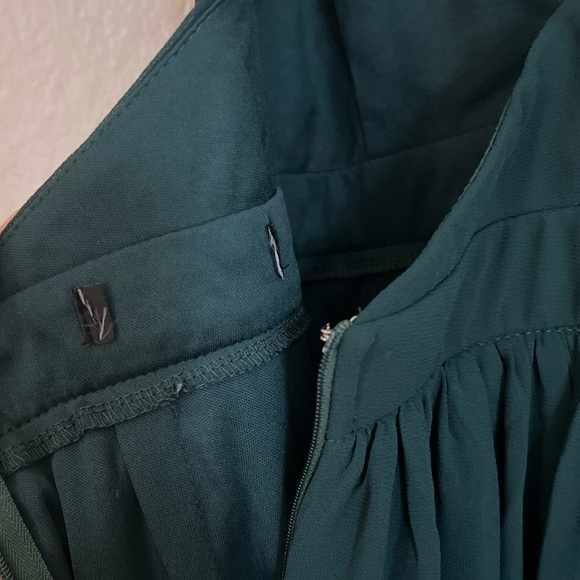 Lulus Ballroom Bliss Emerald Green Pleated Maxi Dress - Picture 6 of 7